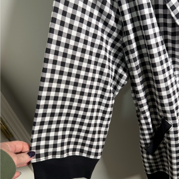 Draper James Black and White Gingham jacket 2X - Picture 9 of 10